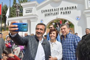Ünlü televizyoncu Çanakkale ve Adana Şehitleri Parkı’na hayran kaldı