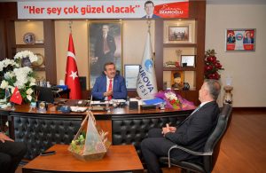 Osmaniye heyeti Başkan Çetin’i kutladı