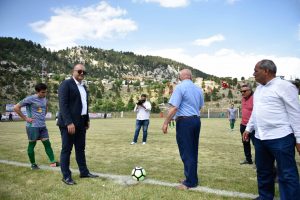 Kızıldağ Yaylası’nda futbol şöleni