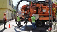 ASKİ günde 3 kilometrelik kanalizasyon hattı temizliyor