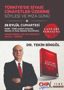 DR. Tekin Bingöl Adana’da