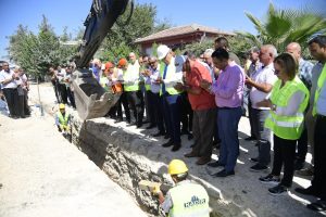 İmamoğlu İçme Suyu Projesi’nin yapımına yeniden başlandı..