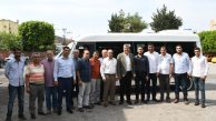 Ayhan Barut, dolmuşçu esnafıyla bir araya geldi