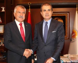 Ömer Çelik’ten Zeydan Karalar’a ziyaret