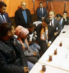 Makama oturmadan acılı aileye koştu