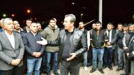 Başkan Soner Çetin güne şantiyede çalışan emekçilerle başladı