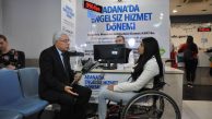 Engelsiz Masa’da engelli vatandaşa hizmet ve çiçek…