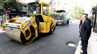 Güneş açtı, asfalt çalışması hızlandı