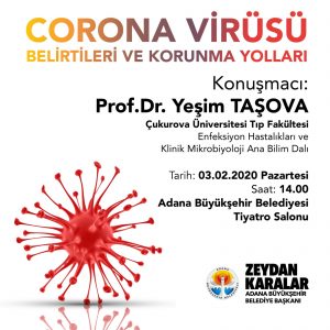 Büyükşehir’den Corona virüsüyle ilgili konferans