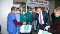 Büyükşehirden sağlık çalışanlarına hijyen kiti
