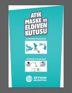Maske ve eldivenler çöp değil, tıbbi atıktır!