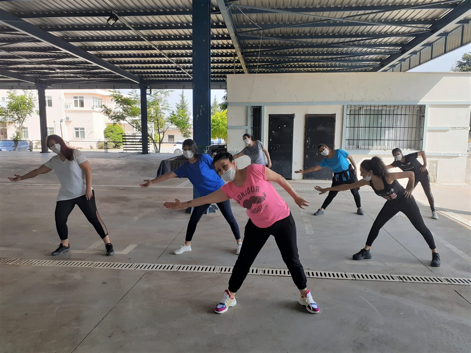 Seyhan’da sosyal mesafeli spor