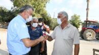Ayhan Barut, Karataş Ovasında üretici köylülerle buluştu