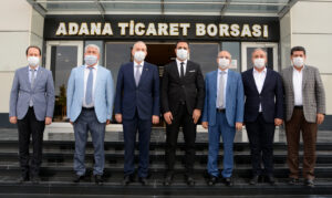Adana Vergi Dairesi Başkanı Ümit Güner’den ATB Yönetimine ziyaret