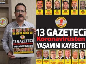 Türkiye’de koronavirüsten 13 gazeteci hayatını kaybetti
