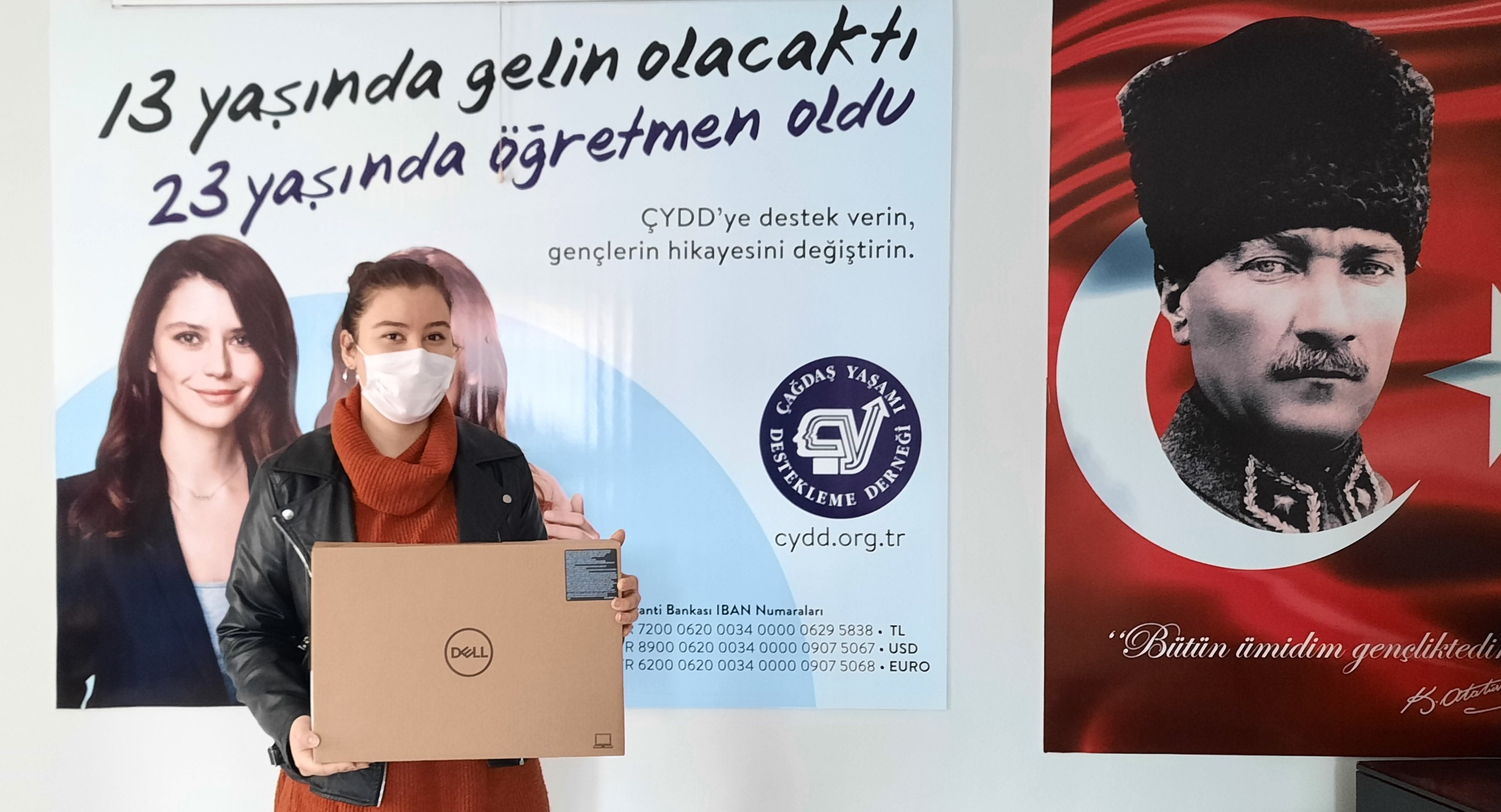 ÇYDD ÖĞRENCİLERİNE ÖNCE BURS ŞİMDİDE BİLGİSAYAR VE TABLET DESTEĞİ