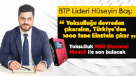 BTP Lideri Hüseyin Baş : Yoksulluğu devreden çıkaralım, Türkiye’den 1000 tane Einstein çıkar