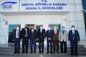 ADAMOB Bileşenlerinden SGK İl Müdürü Canbolat’a Ziyaret