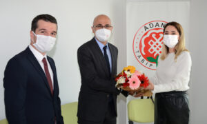 Deva Partisi Seyhan İlçe Yönetimi Adana Tabip Odası Yönetimini ziyaret etti