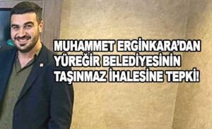 Yüreğir Belediyesine ihale tepkisi!
