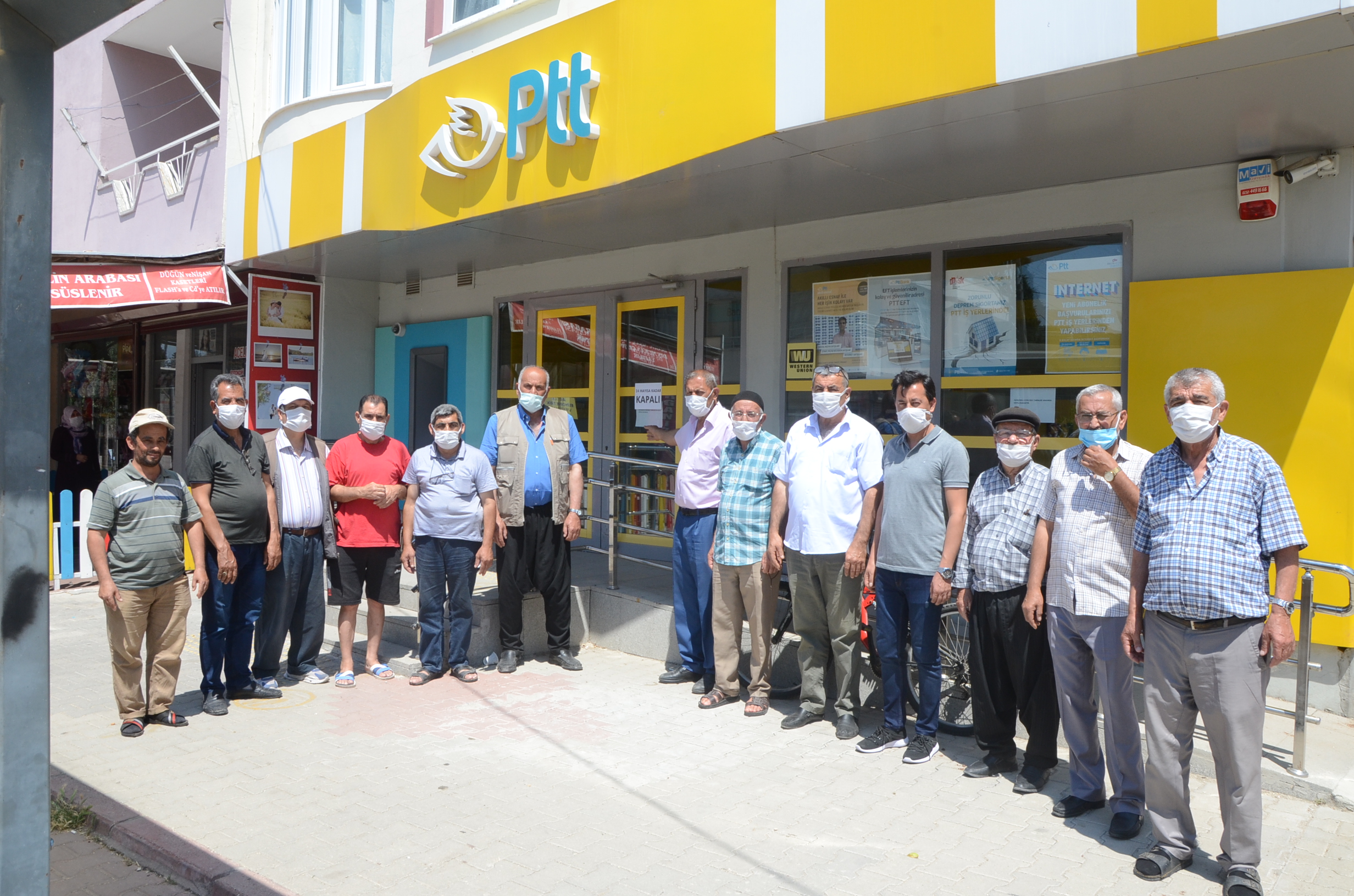 MAHALLENİN TEK PTT’Sİ KAPATILDI, VATANDAŞ MAĞDUR OLDU