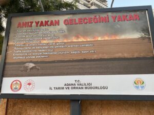 ÇMO’dan anız yangınlarına karşı mücadeleye destek