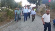 Muharrem Varlı, yangın bölgelerini ziyaret etti.