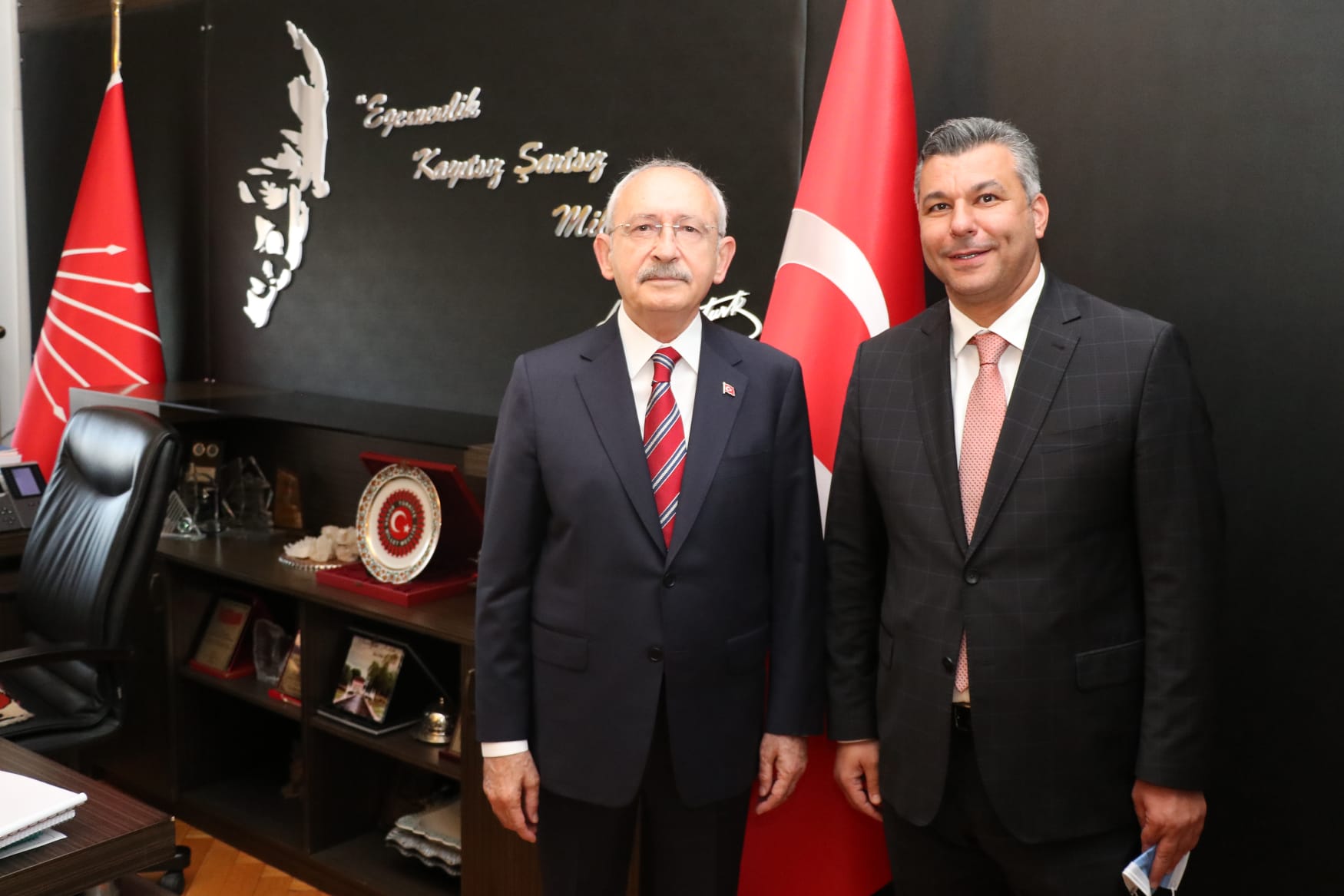 CHP Seyhan’dan Genel Başkan Kılıçdaroğlu’na ziyaret.