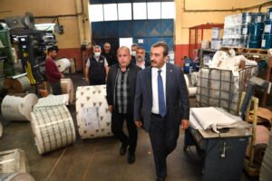 Başkan Soner Çetin’den işyeri ziyaretleri