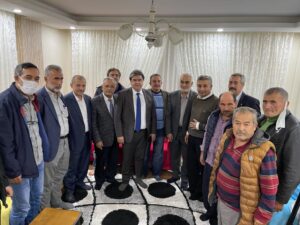 Avcı, ev ziyaretlerine devam ediyor…