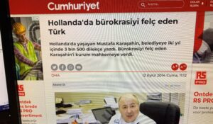 BİR GAZETECİLİK AYBI:HOLLANDA’DA 7 YIL ÖNCE YAŞANMIŞ OLAN BİR OLAY, HÜRRİYET TARAFINDAN YENİ YAŞANMIŞ GİBİ YAYINLANDI