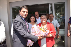 Hülya Erdem, DP heyetini ağırladı