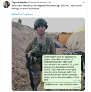Şehit Enes Özgül’ün ismi Sarıçam’da yapılacak kreşte yaşayacak