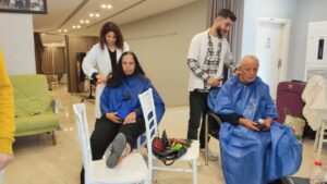 ÇGC, depremzedelere, kişisel bakım sağladı