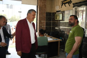 Ayhan Barut kasap esnafının feryadına kulak verdi