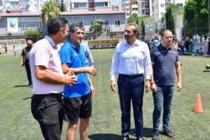 Çukurovalı çocuklar spor yapıyor