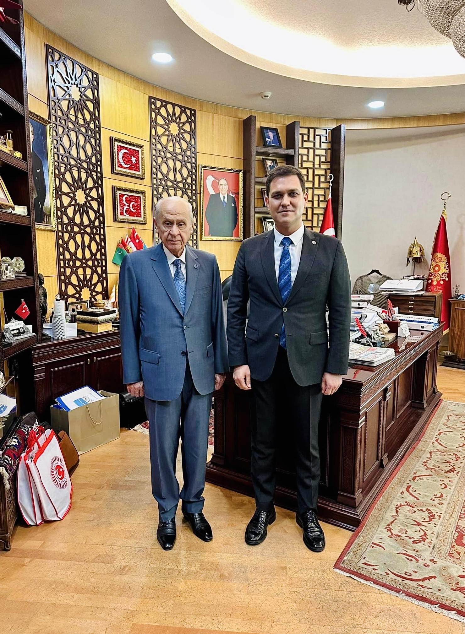 MHP Çukurova İlçe Başkanı, Öztuğ’dan Genel Merkeze Ziyaret.