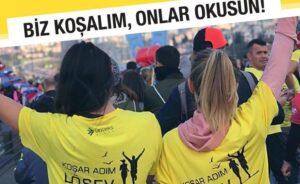 “BİZ KOŞALIM, LÖSEMİLİ ÇOCUKLAR OKUSUN”