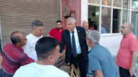 Başkan Zeydan Karalar muhtarlarla, esnafla ve hemşerileriyle bir arada…