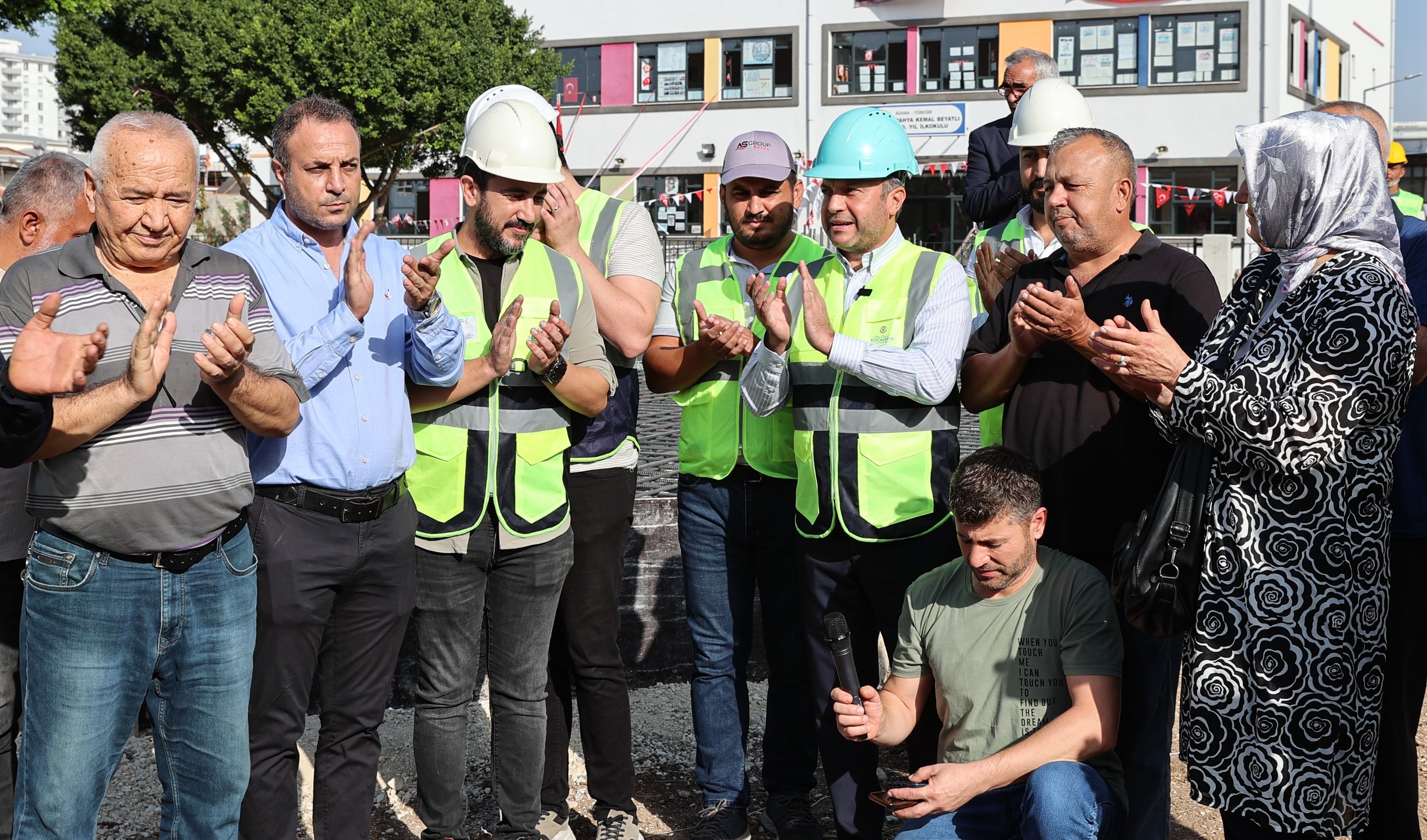 BAŞKAN KOCAİSPİR BİR KREŞİN DAHA TEMELİNİ ATTI