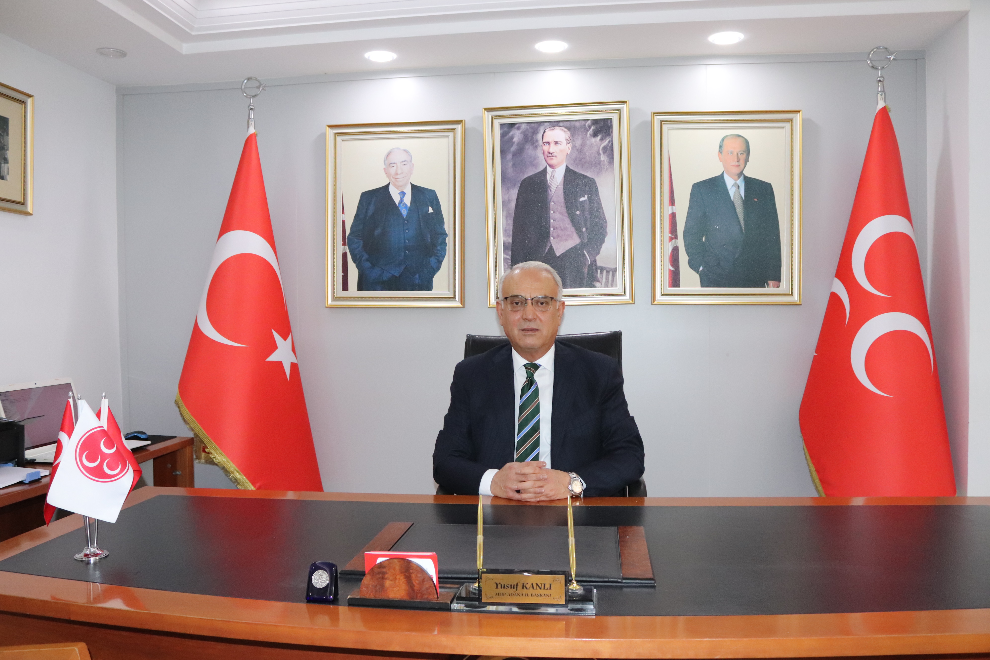 MHP Adana İl Başkanı Yusuf Kanlı, Türk Polis Teşkilatı’nın 179. kuruluş yıl dönümünü kutladı.