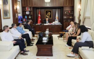 ADEO Yönetimi ABB Başkanı Karalar’ın makamında