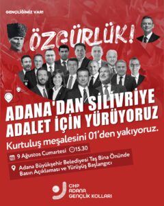 CHP’li gençler Silivri’ye yürüyor