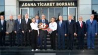 ADANA VALİSİ MUSTAFA YAVUZ’DAN ADANA TİCARET BORSASI’NA ZİYARET