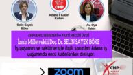 CHP EKONOMİ MASASI ADANA’DA KADINLARLA ŞEKİLLENİYOR