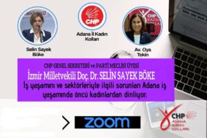 CHP EKONOMİ MASASI ADANA’DA KADINLARLA ŞEKİLLENİYOR