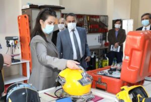 Rektör Prof. Dr. Tuncel Yumurtalık MYO’da İncelemelerde Bulundu