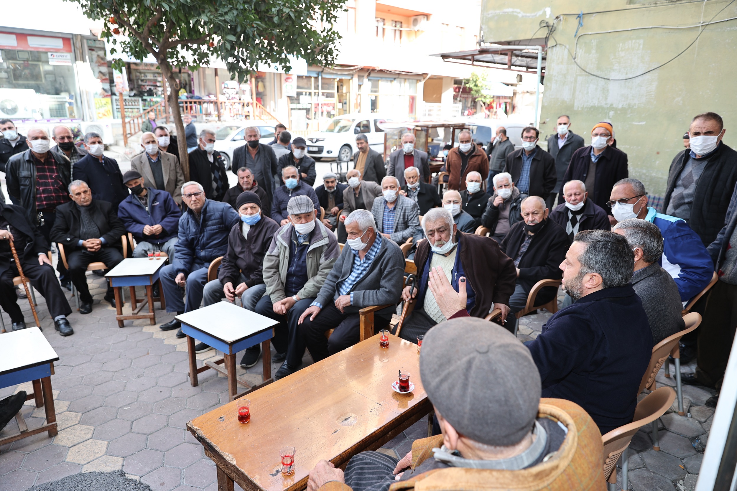 BAŞKAN KOCAİSPİR KIŞLA’DA GÖNÜLLERE DOKUNDU