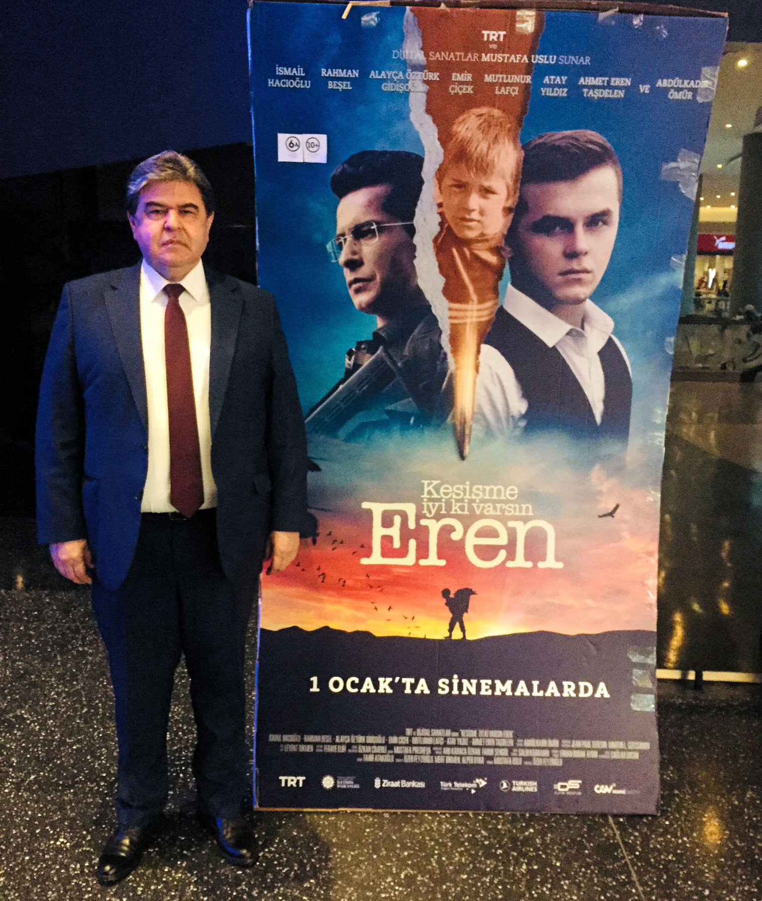 Bünyamin Avcı,; İyi ki Varsın Eren” filmini izledi.