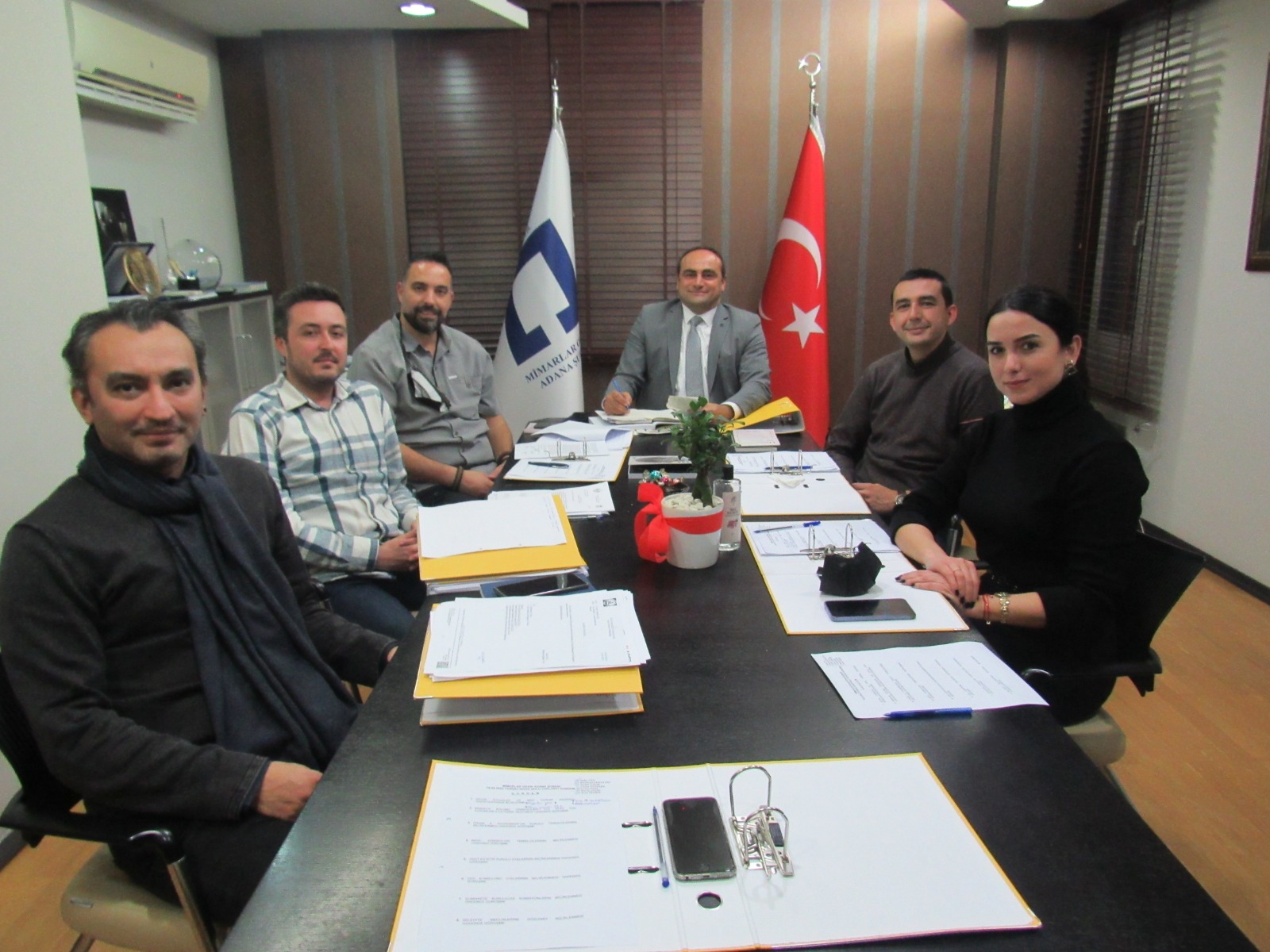 Mimarlar Odası’nda görev dağılımı gerçekleştirildi